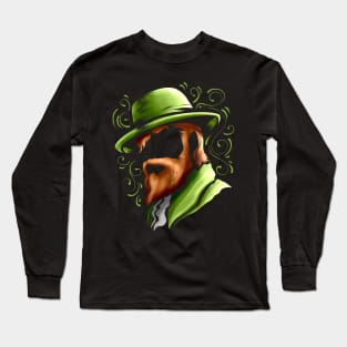 Leprechaun Without Face On St Patricks Day Long Sleeve T-Shirt